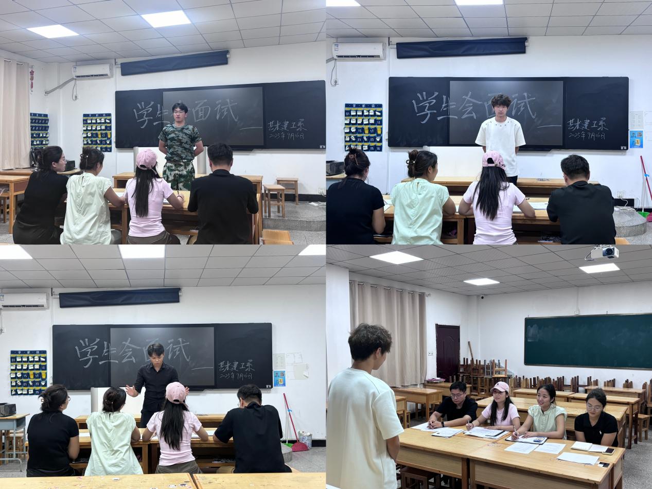 艺术建工系学生会纳新顺利开展