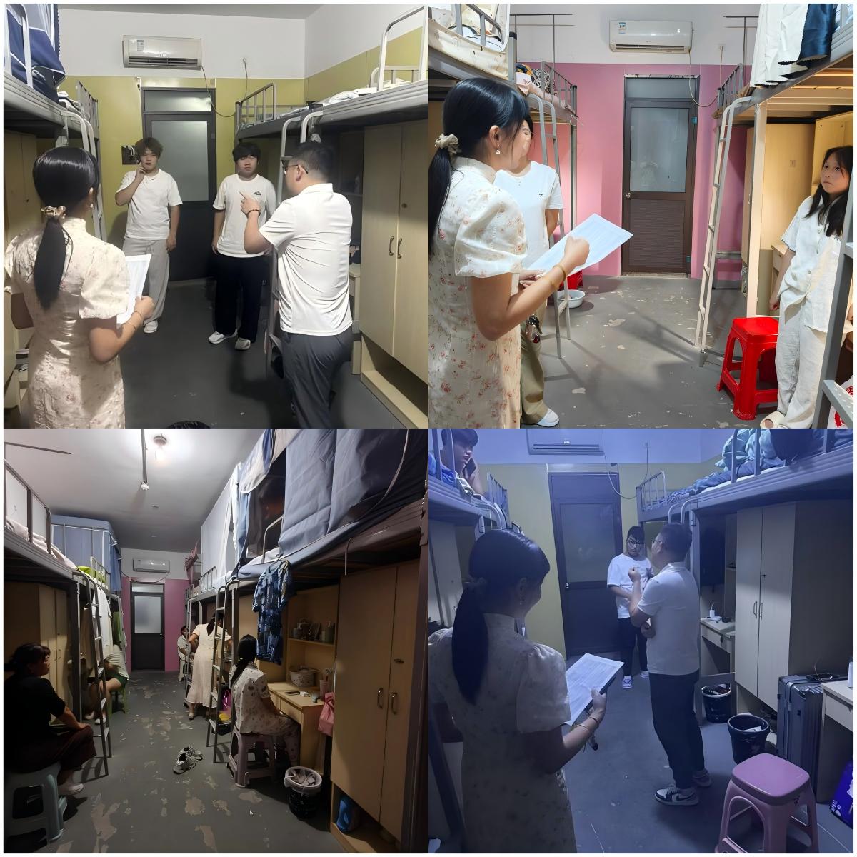 建筑工程系开展新生宿舍关怀慰问